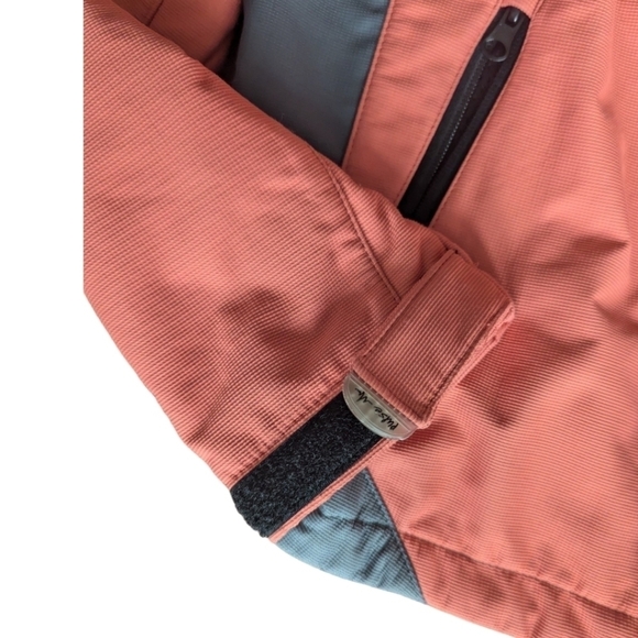 PULSE WOMEN'S SOFT SHELL WATERPROOF JACKET, CORAL/gray sz L - Picture 6 of 12